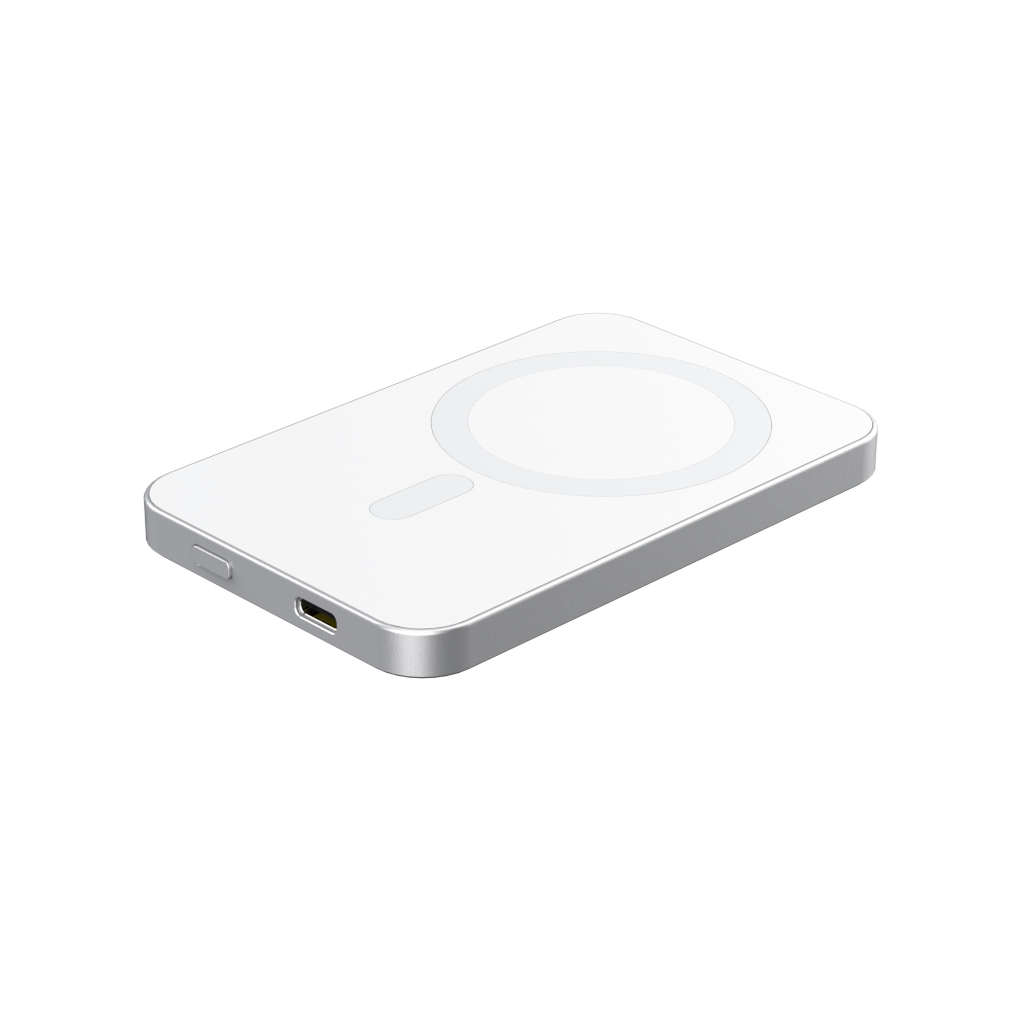 RealPower PB-5000 MAG 5000 mAh Powerbank weiss
