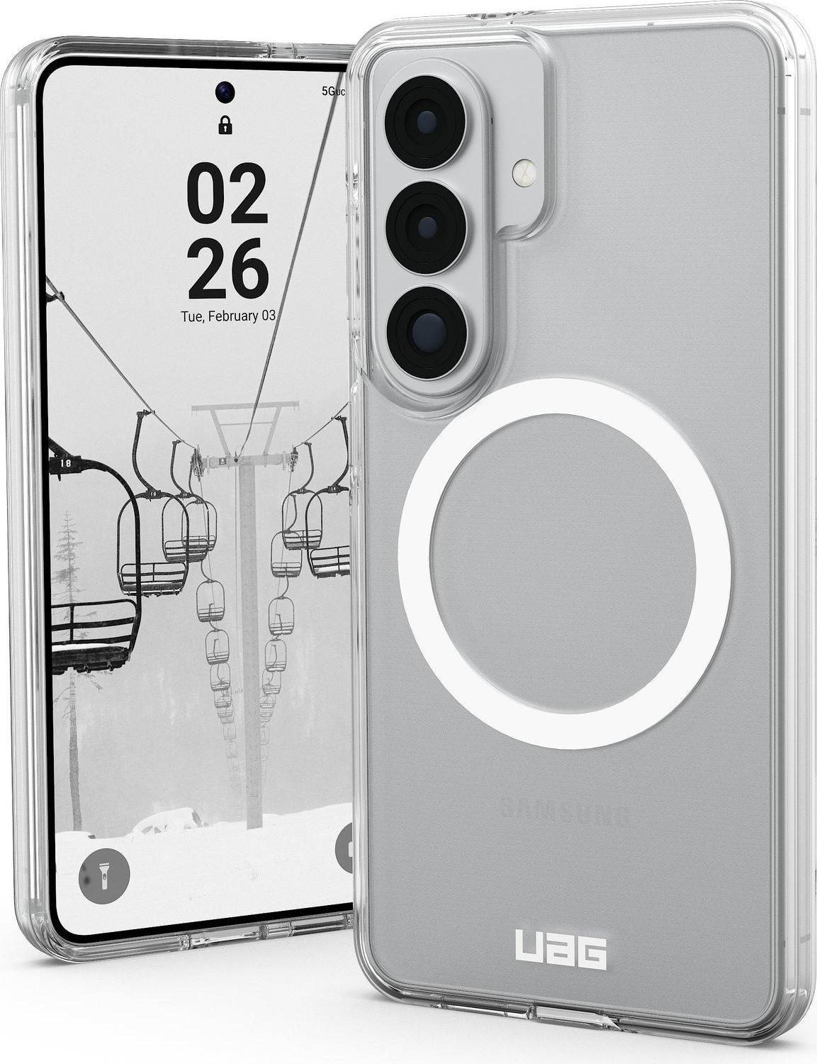 UAG Urban Armor Gear Scout Clear Case mit Magnet-Modul | Samsung Galaxy S26 | ice (transparent)/weiß | 214553114341 (214553114341)