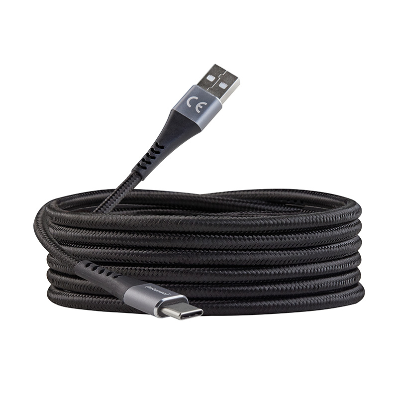 Intenso A315C Nylon USB-A auf USB-C Kabel 1,5 m Schwarz