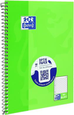 Oxford Collegeblock DIN A5+ 80 Blatt liniert 90 g/m² Grün