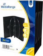 MediaRange BOX35-8 Schmuckschatulle 8Disks Schwarz CD-Hülle (BOX35-8)