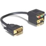 Delock Adapter DVI29 Stecker zu VGA + 3 x Cinchbuchse (65061)