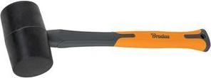 Bradas Gummihammer, 450 g, anthrazit/orange, Länge: 340 mm Stiel aus Fiberglas, Stielbeschichtung aus rutschfestem TPR, - 1 Stück (DIY-HF6045)