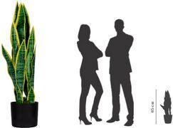PAPERFLOW Kunstpflanze "Sansevieria", Höhe: 650 mm Blätter: PEVA, Zweige: Kunststoff, Stamm: Kunststoff, - 1 Stück (PASAN65)