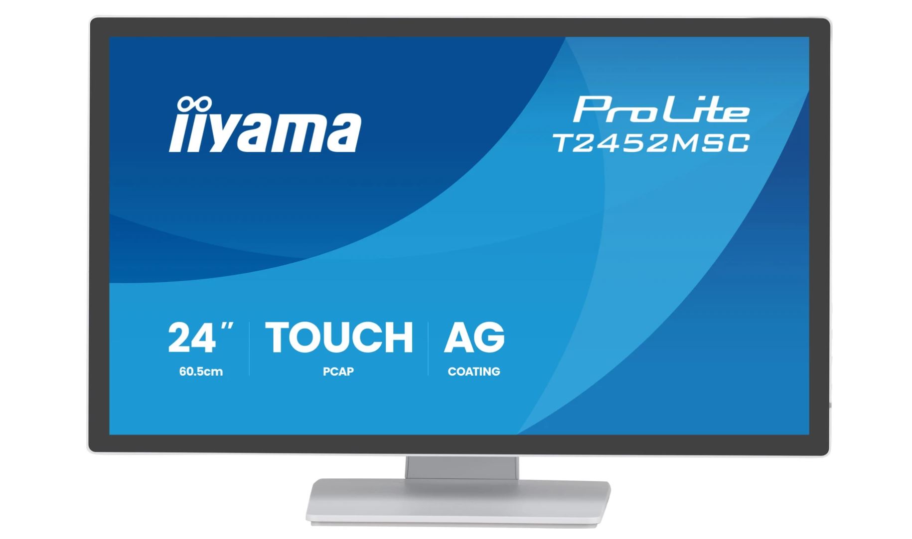Iiyama ProLite T2452MSC-W2AG 23,8" Full HD IPS Touch-Monitor 10-Punkt weiß