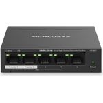 Mercusys MS105GP Netzwerk-Switch Gigabit Ethernet (10/100/1000) Power over Ethernet (PoE) Schwarz (MS105GP)