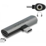 Delock USB-C zu Kopfhöreranschluss / Ladeadapter (64186)