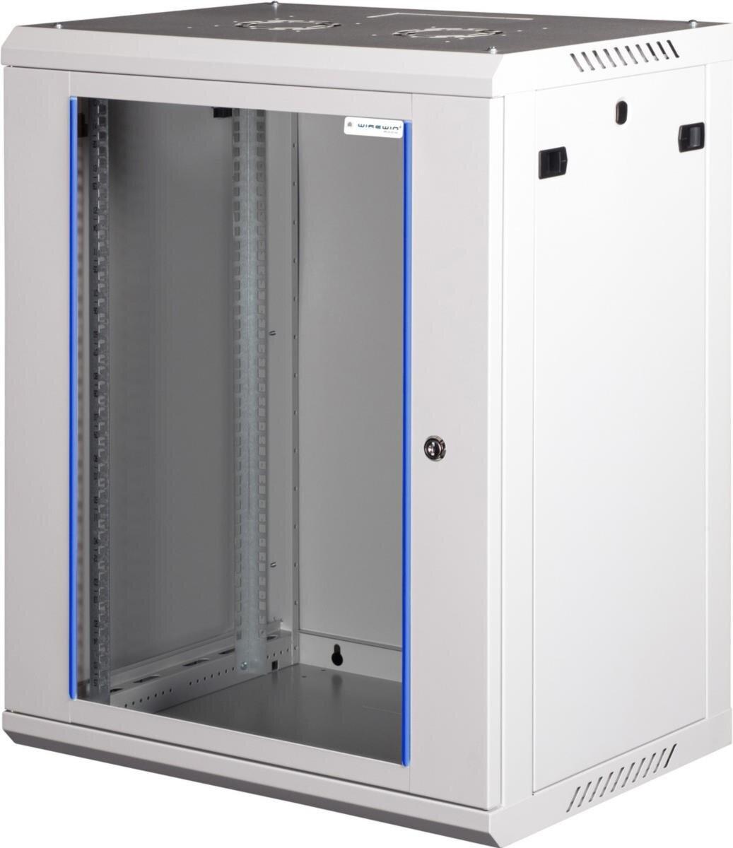 Wirewin 19\" Wandschrank, einteilig, Pro 3nd Generation, 600x450mm, hellgrau Schränke (WCAB PS3 600X450X4U)