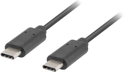 Lanberg CA-CMCM-10CU-0010-BK USB Kabel 1 m USB 2.0 USB C Schwarz (CA-CMCM-10CU-0010-BK)