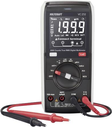 VC232 Hand-Multimeter digital CAT III 600 V Anzeige Counts 2000 (VC-12884300)