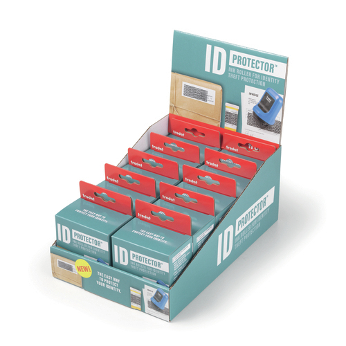 TRODAT Datenschutzstempel ID Protector 50 x 80 mm Schwarz/Blau