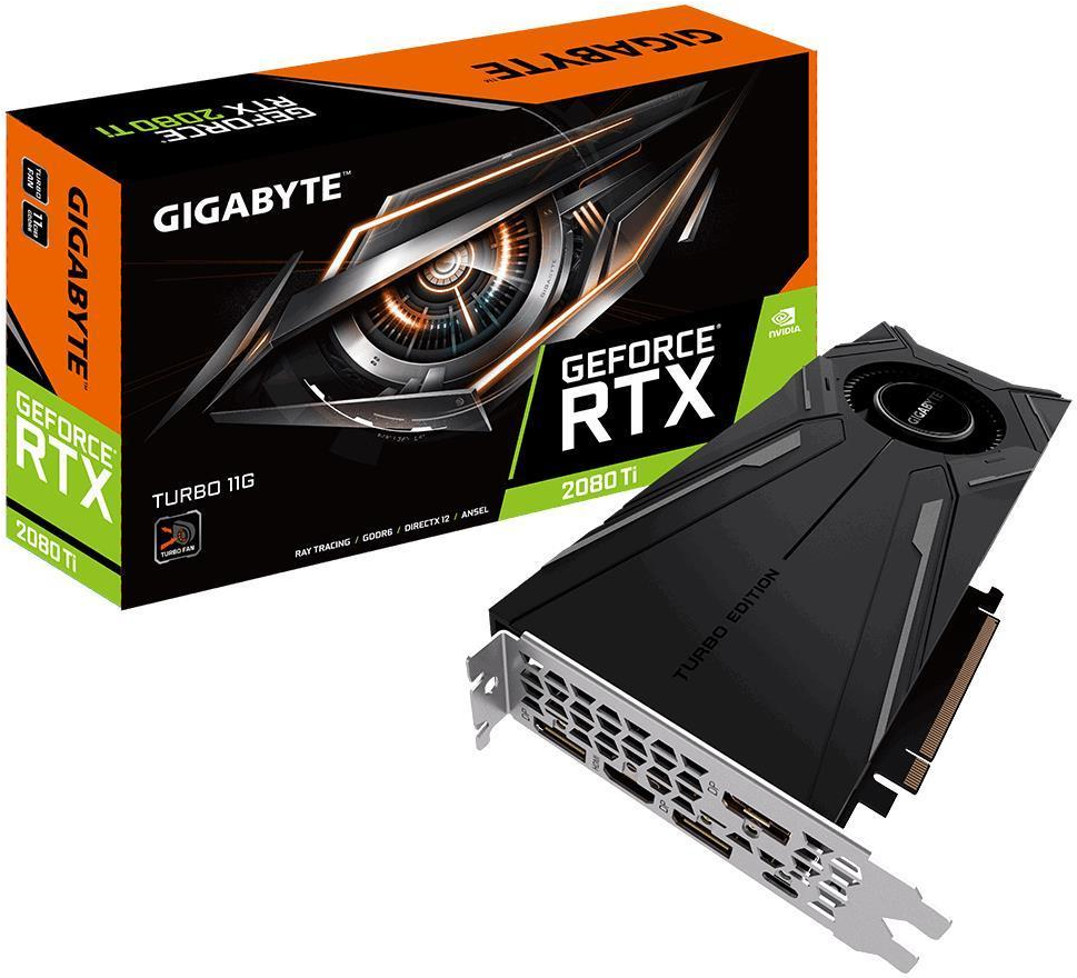 Gigabyte GeForce RTX 2080 Ti TURBO 11G (rev. 2.0) (GV-N208TTURBO-11GC 2.0)