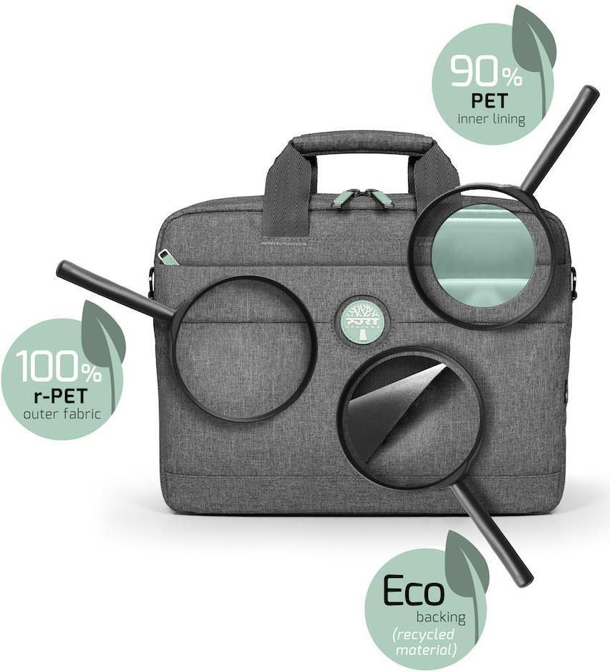 PORT Designs Yosemite ECO Notebook-Tasche 15.6" Aktenkoffer Grau