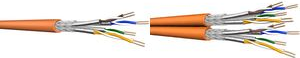 Draka S/FTP Installationskabel 1.000 m,Cat.7 Rohkabel, 900 MHz orange, Gesamt- und Paarabschirmung, halogenfrei, - 1 Stück (60060629)