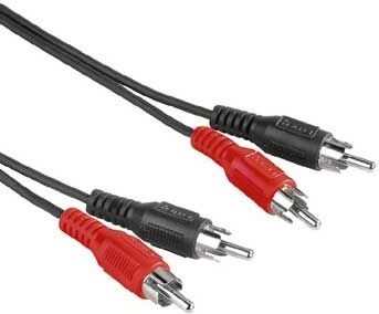 Hama Audio-Kabel 2 Cinch-Stecker - 2 Cinch-Stecker (00030457)