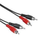 Hama Audio-Kabel 2 Cinch-Stecker - 2 Cinch-Stecker (00030457)