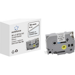 Schriftband Renkforce RF-LT-BTZe141 Kompatibel ersetzt Brother TZe-141 18 mm Bandfarbe: Transparent Schriftfarbe: Schwarz 8 m (RF-6027816)