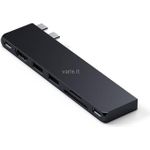 Satechi ST-HUCPHSD Notebook-Dockingstation & Portreplikator Andocken USB 3.2 Gen 2 (3.1 Gen 2) Type-C Schwarz (ST-HUCPHSD)