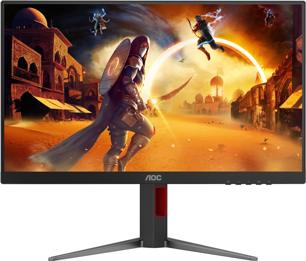 AOC 24G4HA, Gaming-Monitor - (60.5 cm (23.8 Zoll), schwarz (matt), FullHD, Fast-IPS, Adaptive-Sync, G-Sync kompatibel, 200Hz Panel)(TFT/LCD) [Energieklasse E] (24G4HA)