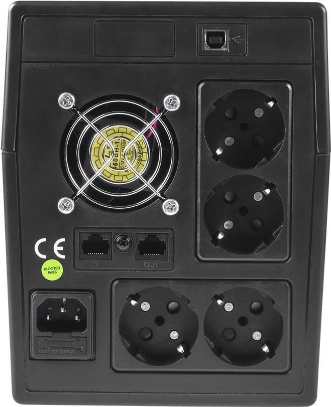 Green Cell UPS Micropower 1500VA 1500 VA 900 W Schwarz