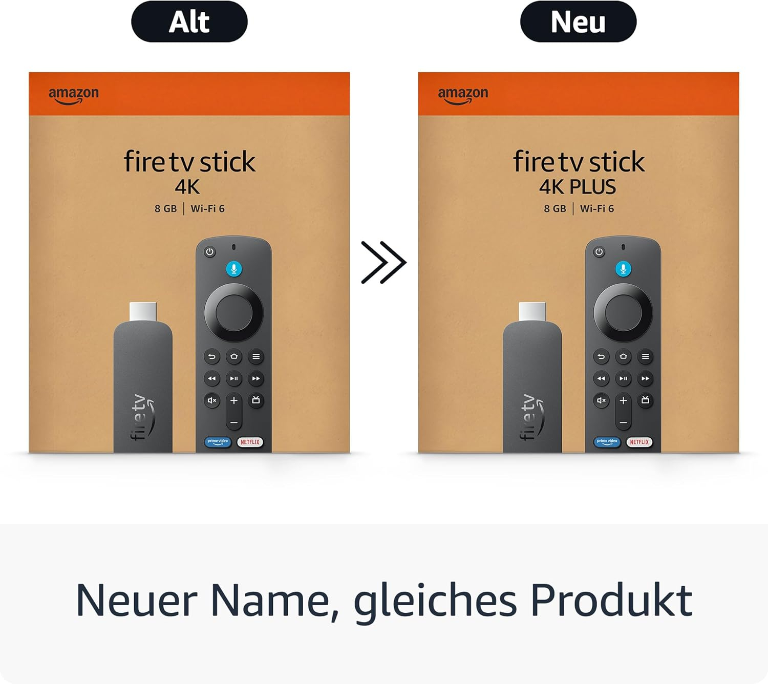 Amazon Fire TV Stick 4K Plus 8 GB Schwarz