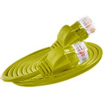 SLIM UL6 2 GE - Cat.6 SLIM-Light-Kabel, U/UTP, 2,0 m, gelb (PKW-LIGHT-K6 2.0 GE)
