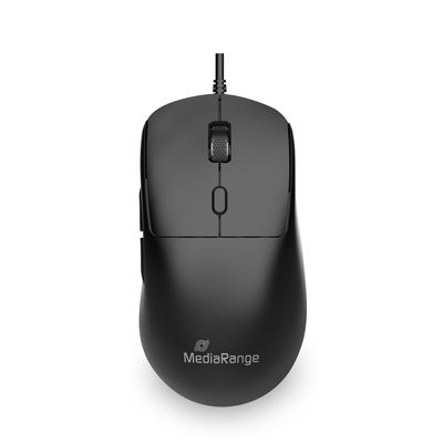MediaRange MROS271 Maus 6 Tasten USB-C 800-2400 dpi Schwarz