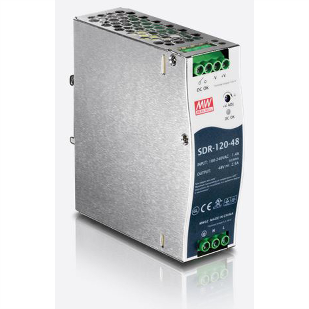 Mean Well SDR-120-48 PC-Netzteil 120 W 48 V