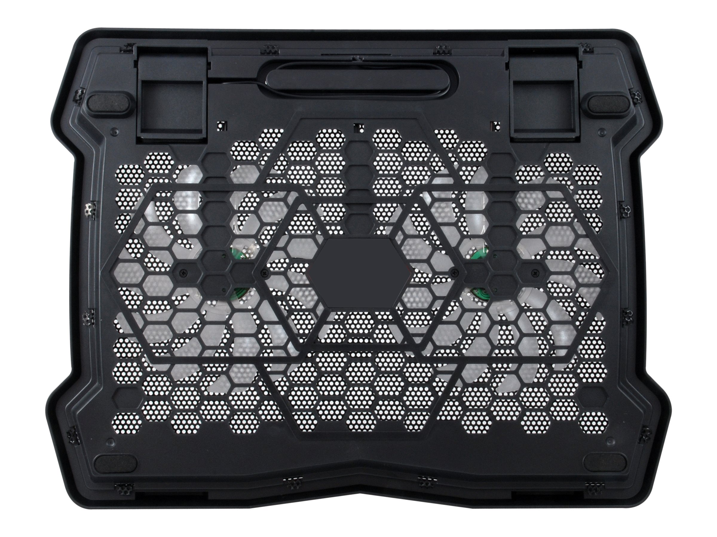Conceptronic Thana Notebook-Kühlpad 15,6" 2 Lüfter Schwarz