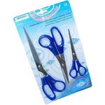 WEDO Edelstahlscheren-Set, 3-teilig, Länge: 160-210-255 mm spitz, aus rostfreiem Edelstahl, Griffe aus ABS-Kunststoff (977 303)