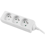 Lanberg 3M White 3X 230V Lanter EXTENSION PL. CABLE FROM FULL COPPER (PS0-03E-0300-W)