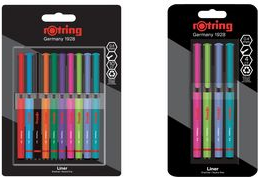 Herlitz Fineliner-Feinfaserschreiber 0,4mm Fun Farben 4er Blister (2166331)