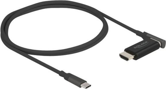 Delock Adapterkabel USB-C männlich bis HDMI männlich angled 