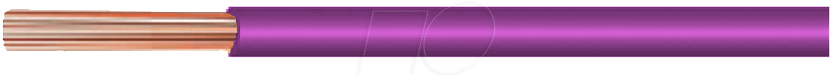 RND CABLE RND 475-00106 - Litze H05V-K, 0,75 mm², 100 m, violett (RND 475-00106)