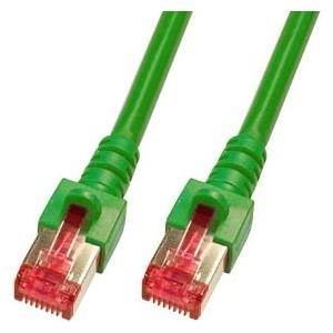 ECOLAN Patchkabel 2x RJ45 PiMFCat.6, 10,0 Meter Grün (K5514.10)