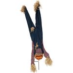 EUROPALMS Halloween Bodenstecker Figur Kürbismann kopfüber, animiert, 153cm (83316149)