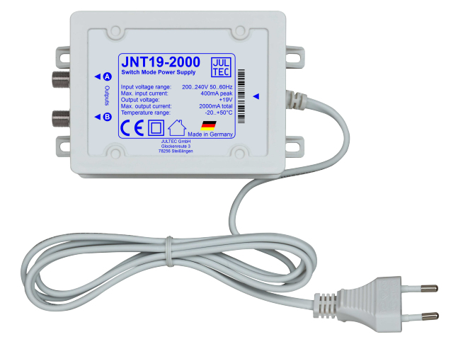 Jultec JNT-19-2000 Netzteil 38 W 19 V Weiß