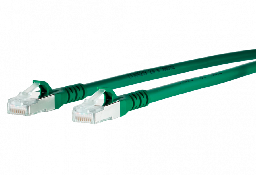 METZ CONNECT 1308450355-E Netzwerkkabel Cat6a 0,3 m SF/UTP Grün