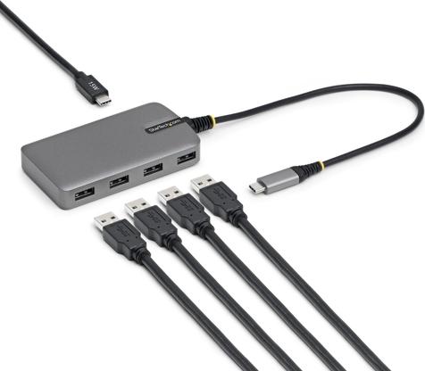 StarTech.com Hub - 4 x USB 3.2 Gen 1 + 1 x USB-C + 1 x USB-C 3.2 Gen 1 (5G4AC-USB-C-HUB)