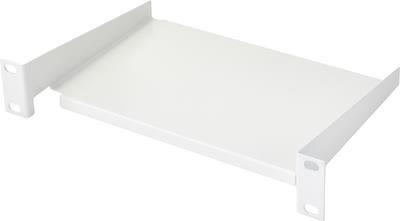 Renkforce RF-4746648 254 mm 25,40cm (10")  Netzwerkschrank-Bodenblech Festeinbau Geeignet für Schranktiefe: ab 300 mm Lichtgrau (RAL 7035) (RF-4746648)