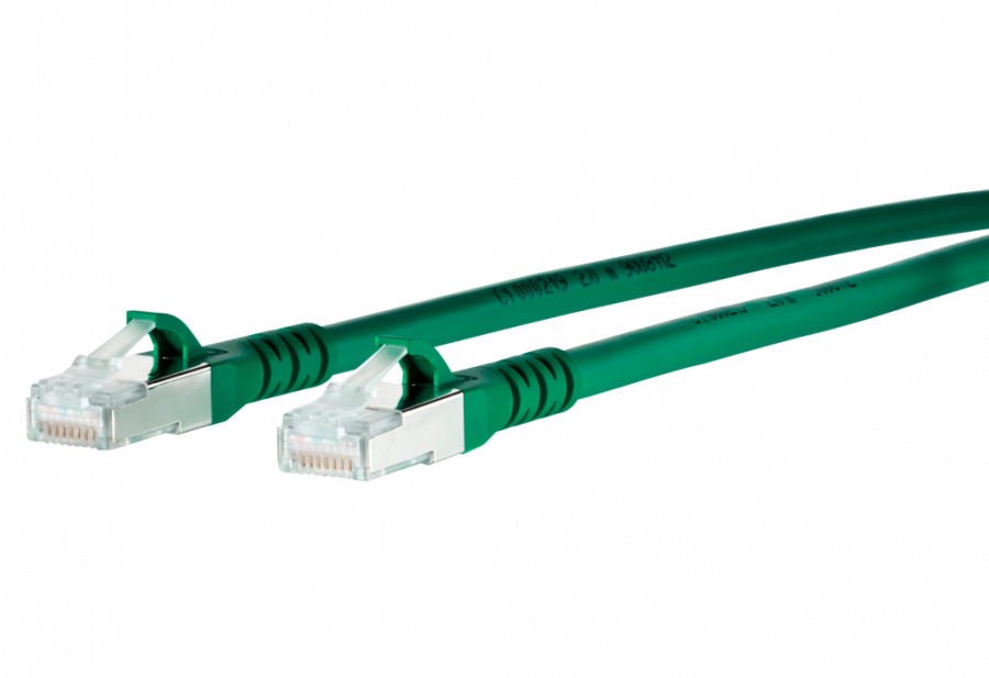 METZ CONNECT 1308450355-E Netzwerkkabel 0,3 m Cat6a SF/UTP (S-FTP) Grün (1308450355-E)