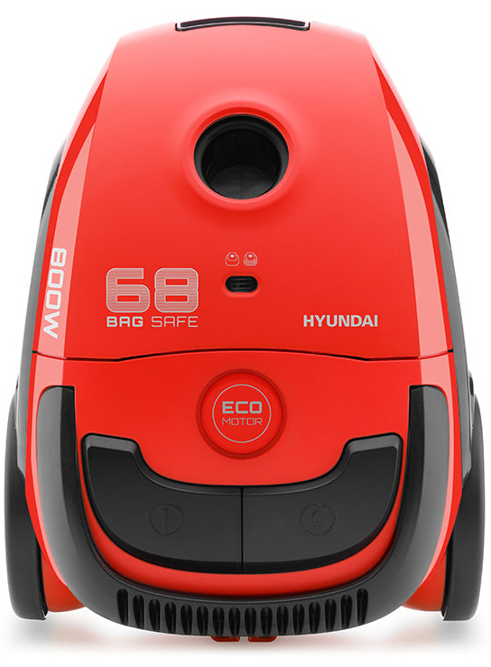 Hyundai Bodenstaubsauger HYUVC068R 800 W 2 l Staubbeutel Rot