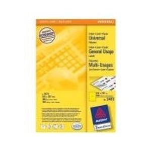 Avery - Etiketten - Gelb - A4 (210 x 297 mm) - 100 Stck. (100 Bogen x 1) (3473) - Avery - Etiketten - Gelb - A4 (210 x 297 mm) - 100 Stck. (100 Bogen x 1) (3473)