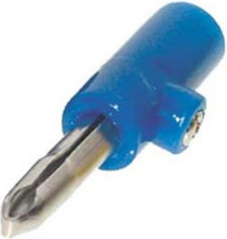 S/CONN maximum connectivity Bananenstecker, blau (56200-B)