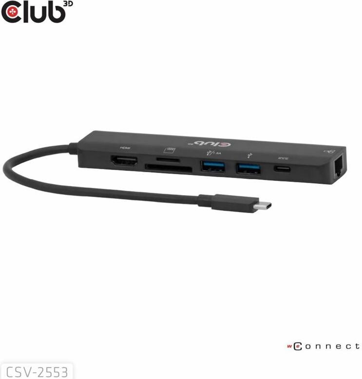 Club 3D USB Type C 7-in-1 Hub to HDMI 4K60Hz 100W (CSV-2553)
