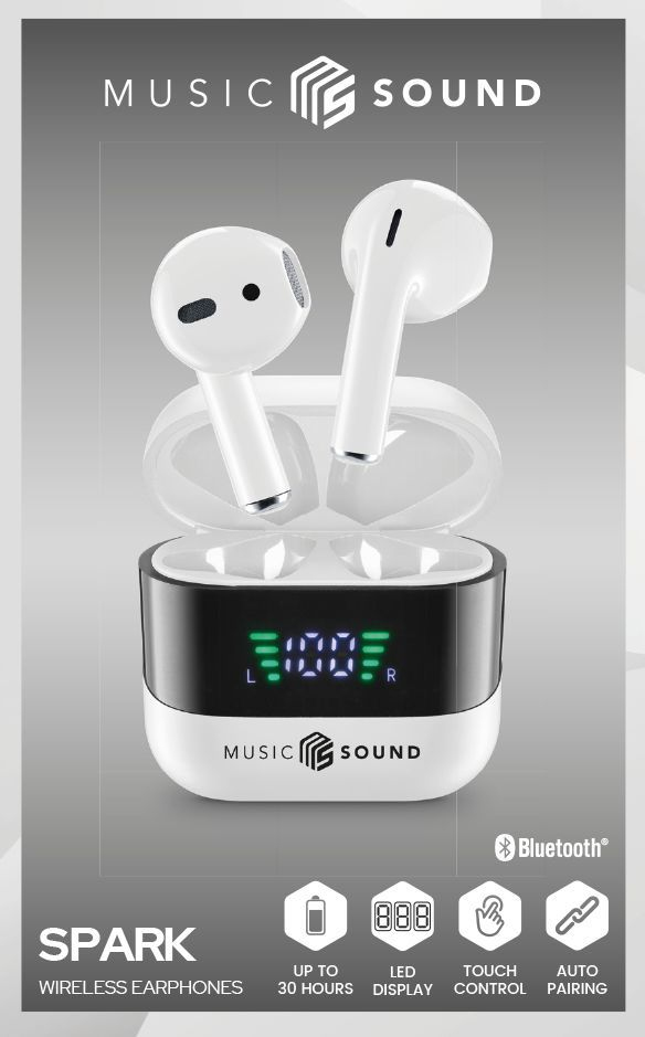 Cellularline Spark True Wireless Earphones Weiß