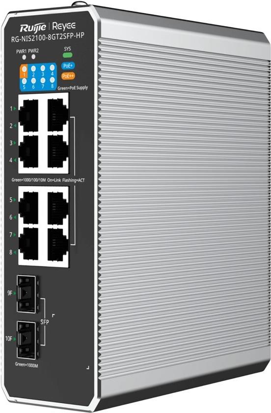 Reyee RG-NIS2100-8GT2SFP-HP Industrial switch (RG-NIS2100-8GT2SFP-HP)