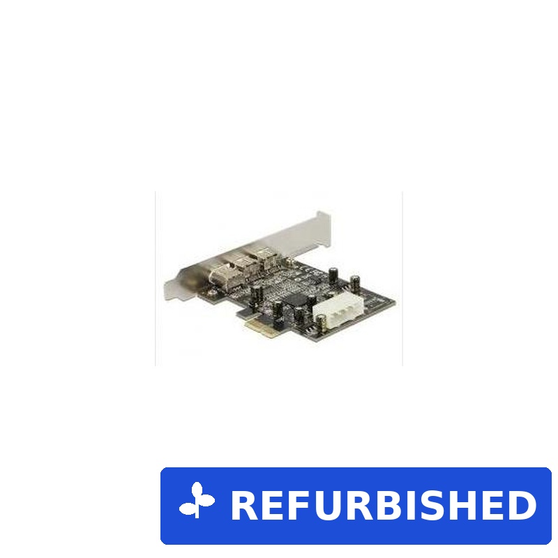 Delock PCI Express Karte > 2 x extern FireWire B + 1 x extern FireWire A (89153) (B-Ware)