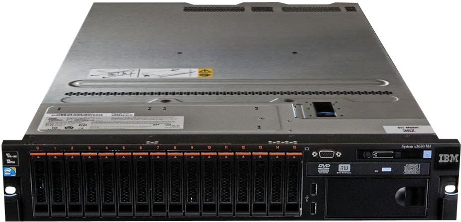 IBM ExpressSeller x3650M4 Xeon E5-2620 2.0GHz 1x8GB RDIMM 2x300GB 10k 2.5 HS SAS M5110e(no battery) Multiburner 2x550Watt 3 Jahre (7915E2G)
