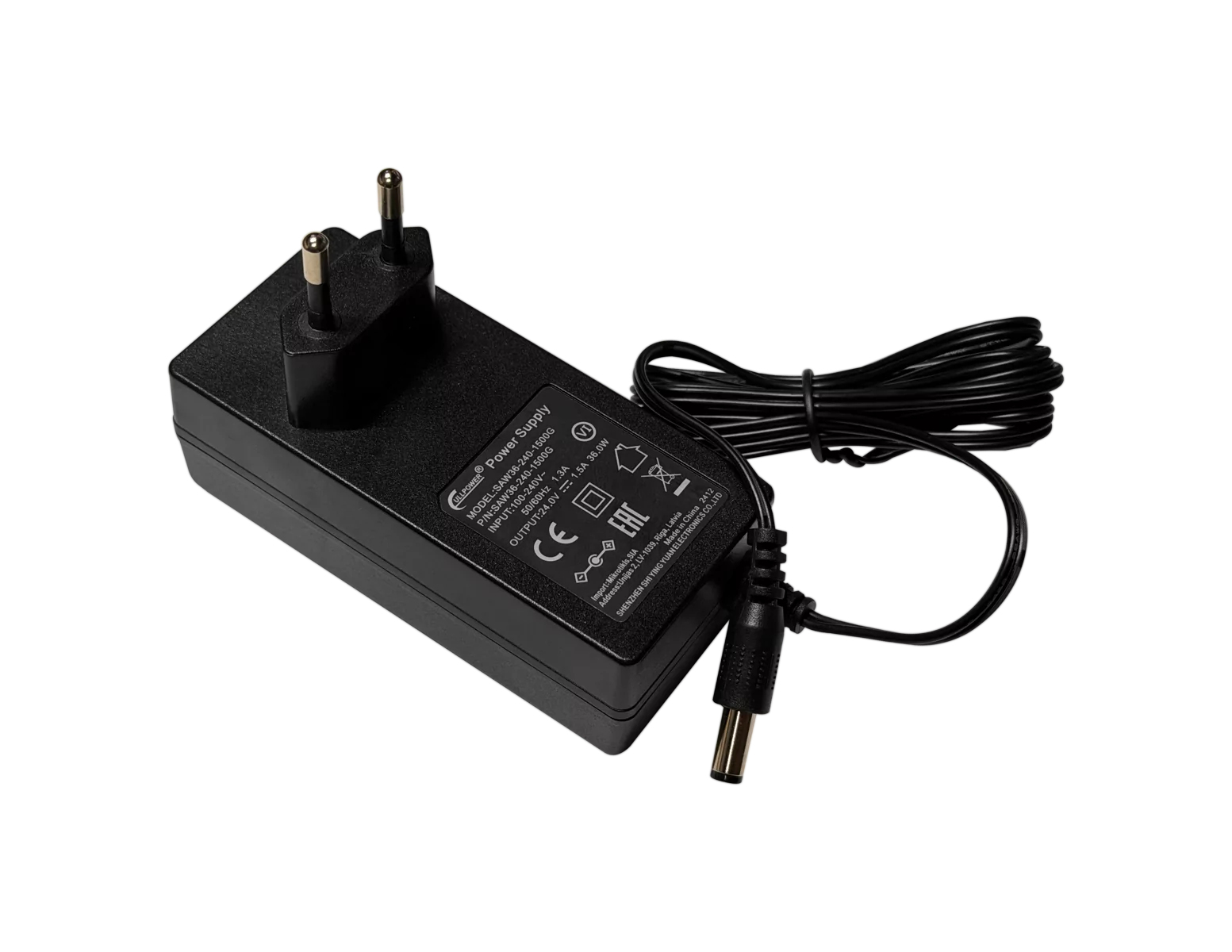 MikroTik Netzteil SAW36-240-1500 24 V 36 W Schwarz